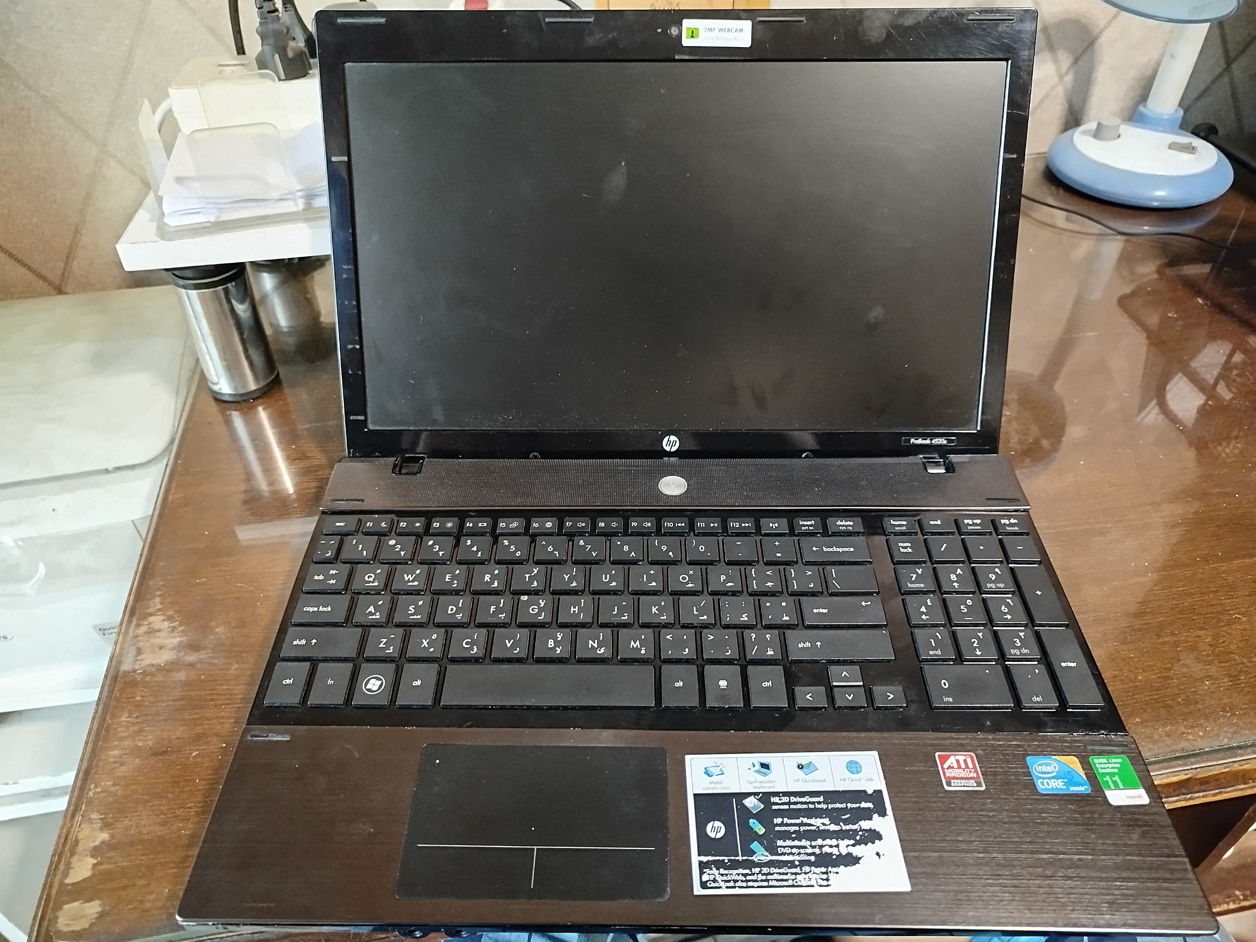 لپ تاپ HP4520s خاموش