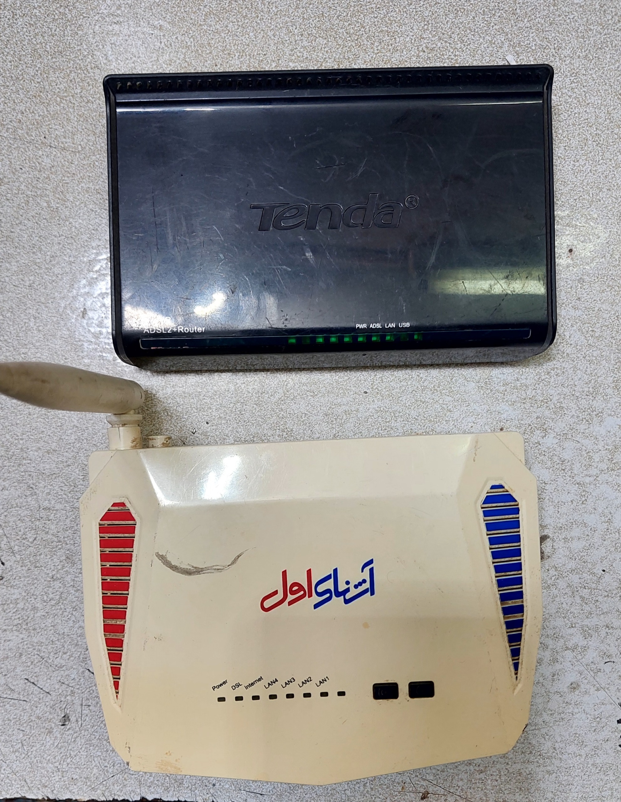 2 عدد مودم ADSL توضیحات مهم