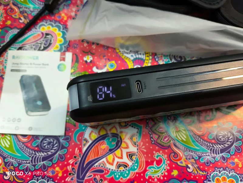 پاوربانک و چراغ وجامپ استارت هیولای RavPower