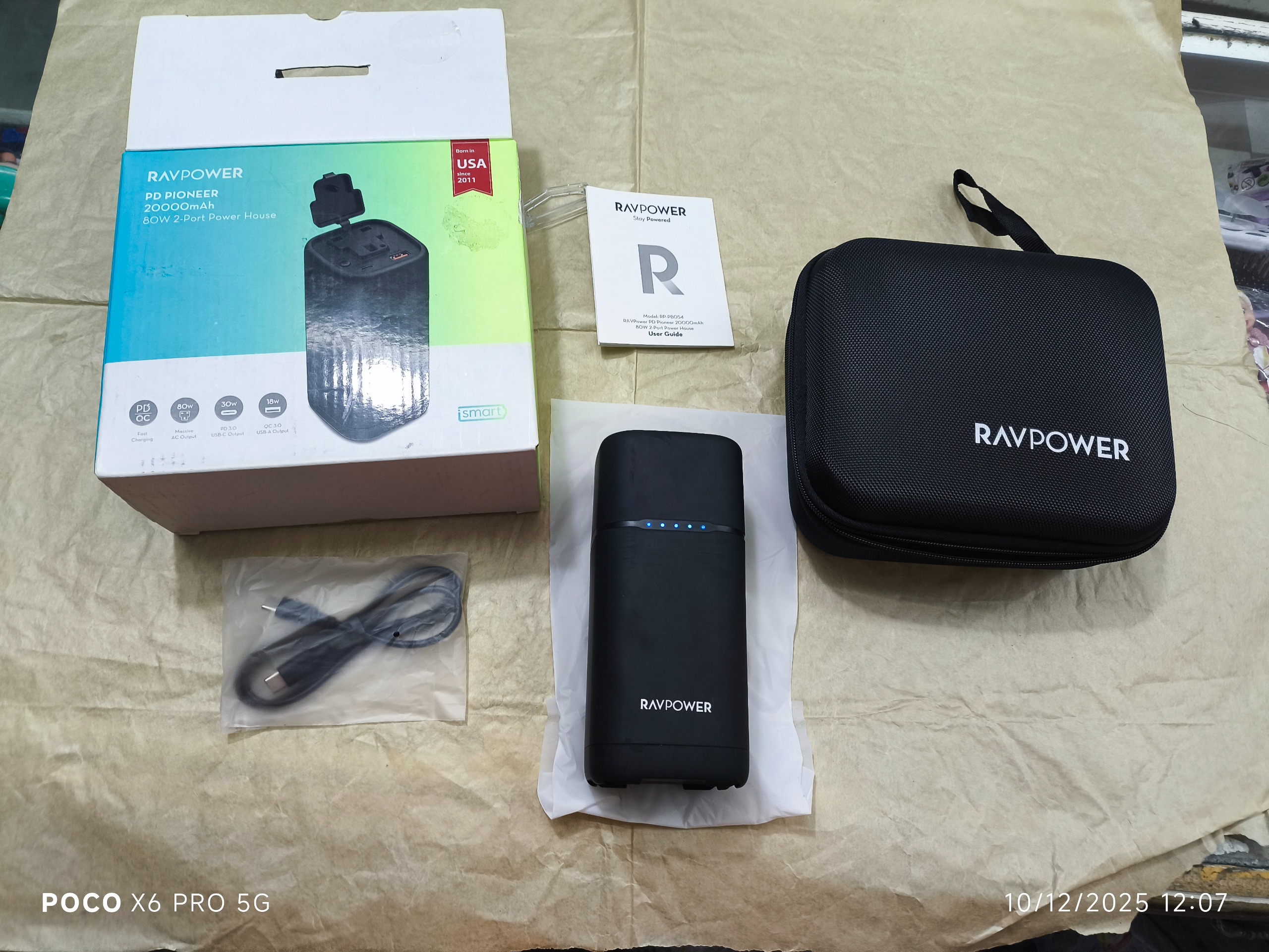 پاوربانک حرفه ای>>> Ravpower RP-PB054 <<<