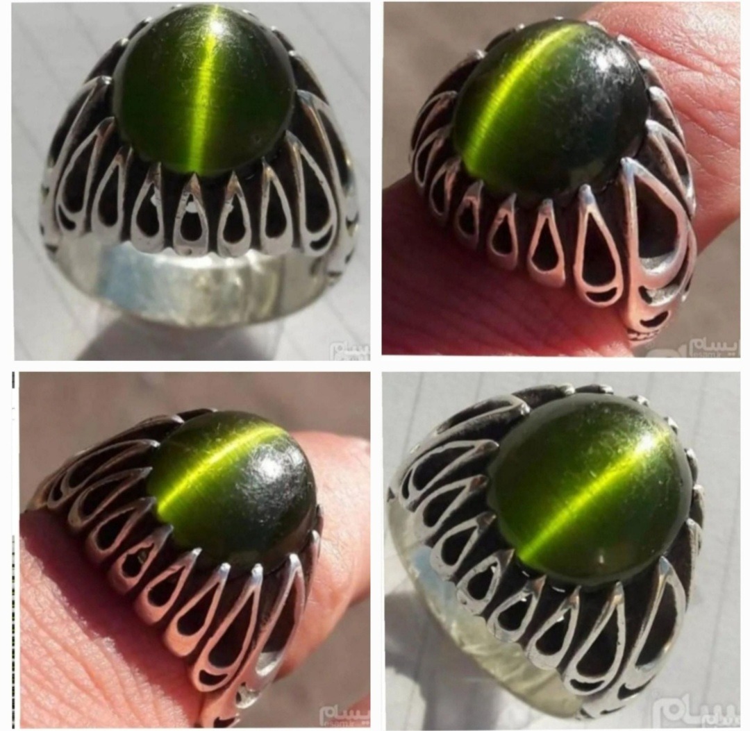 چشم گربه طبیعی کهنه سنبه دار زیبا