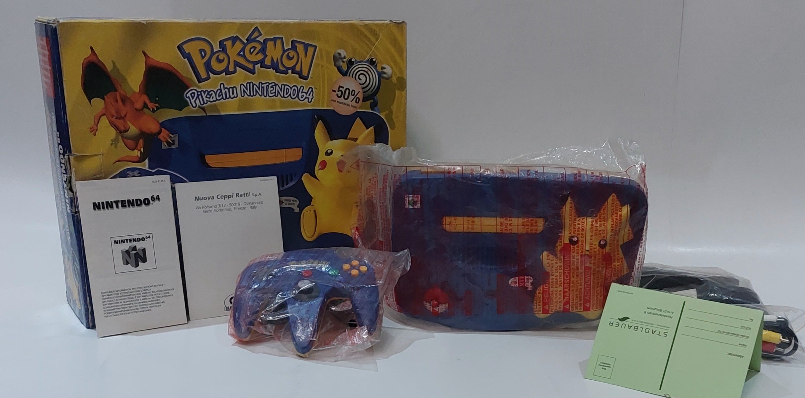 NINTENDO 64 POKEMON LIMITED EDITION CONSOLE  PAL