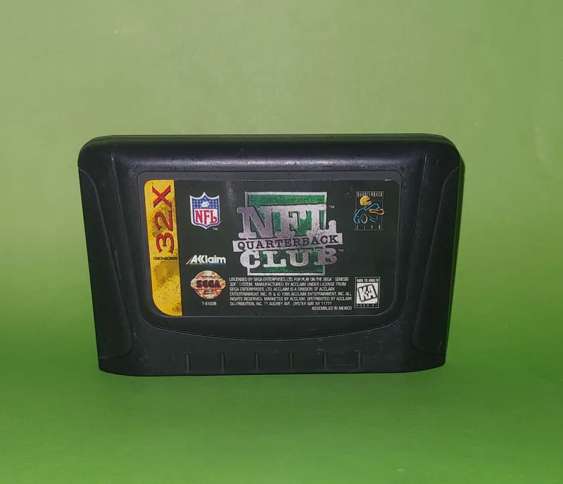 NFL QUARTERBACK SEGA 32 X GAME USA