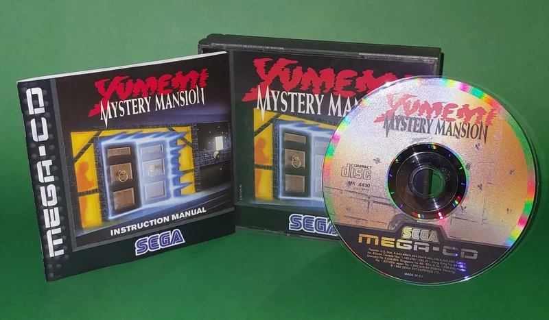 SEGA MEGA CD MAYSTERY MANSION GAME PAL