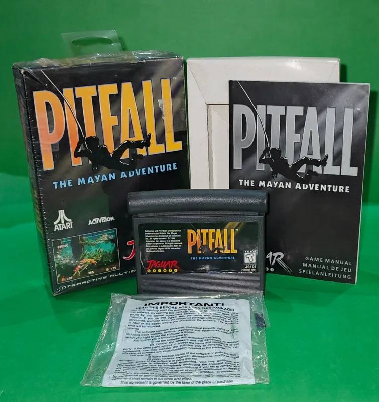ATARI JAGUAR PITFALL ORIGINAL GAME USA VERGEN