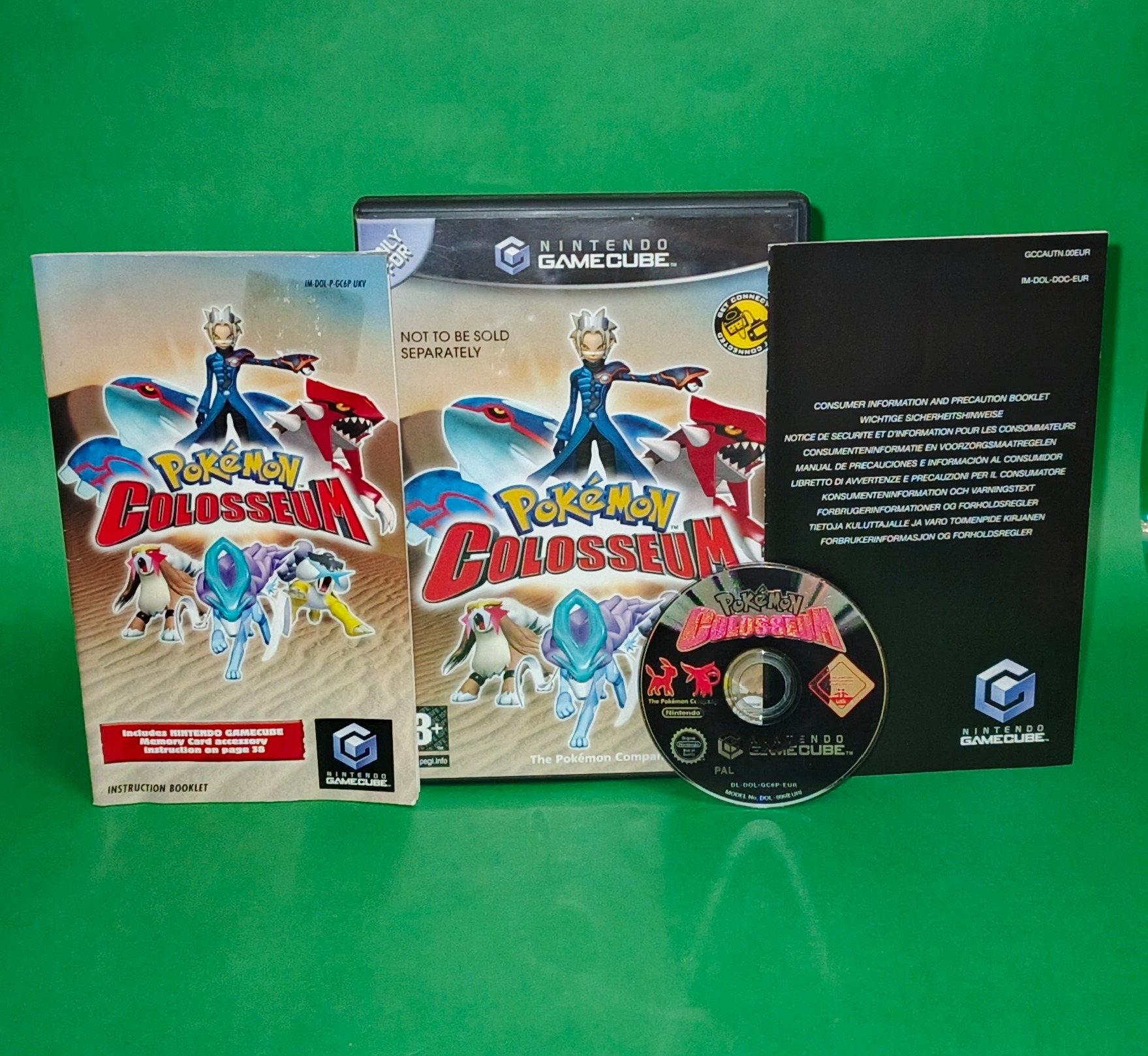 POKÉMON GOLOSSEUM GAME CUBE PAL GAME