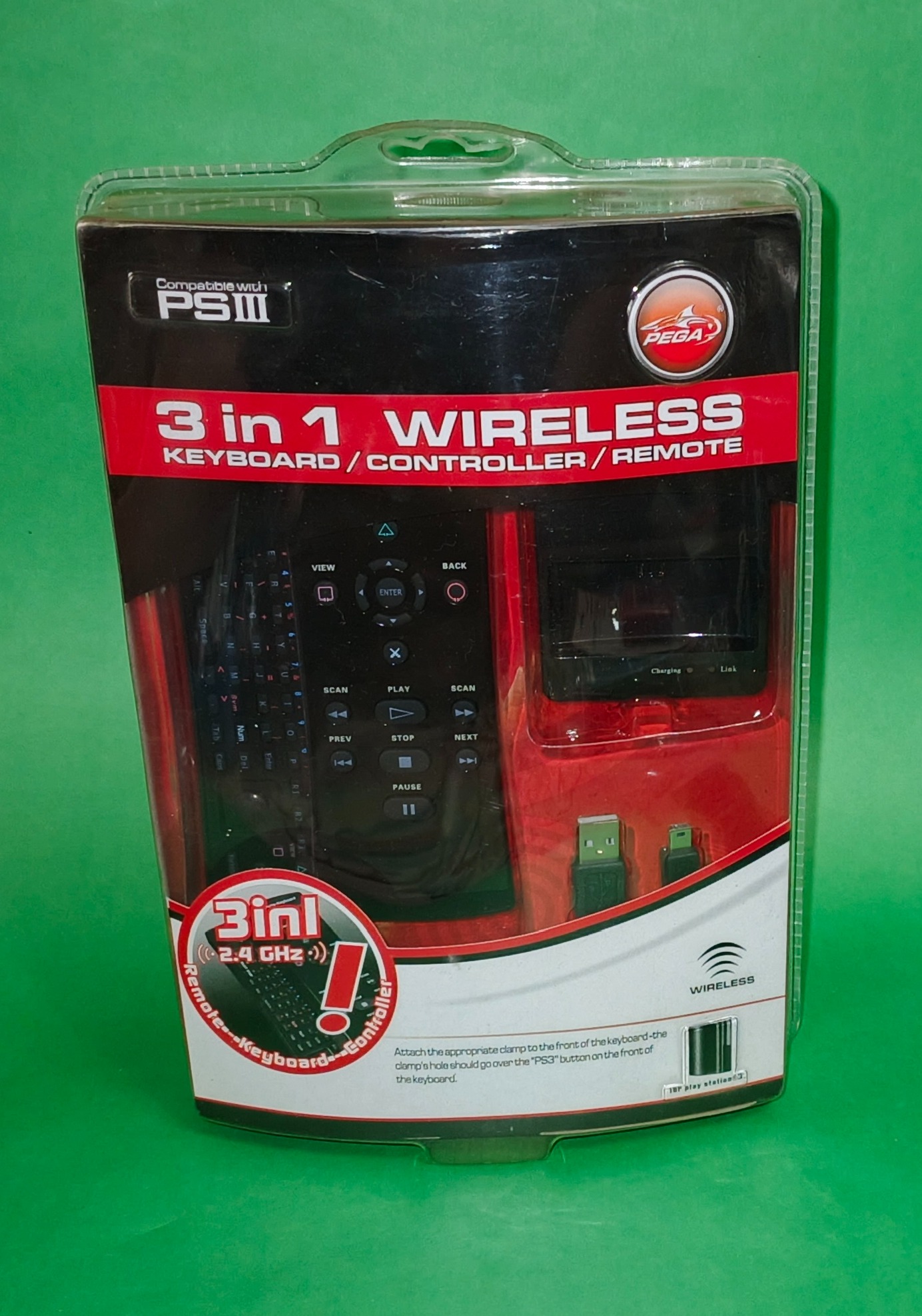 KEYBOARD CONTROLLER REMOTE 3IN 1 PAK