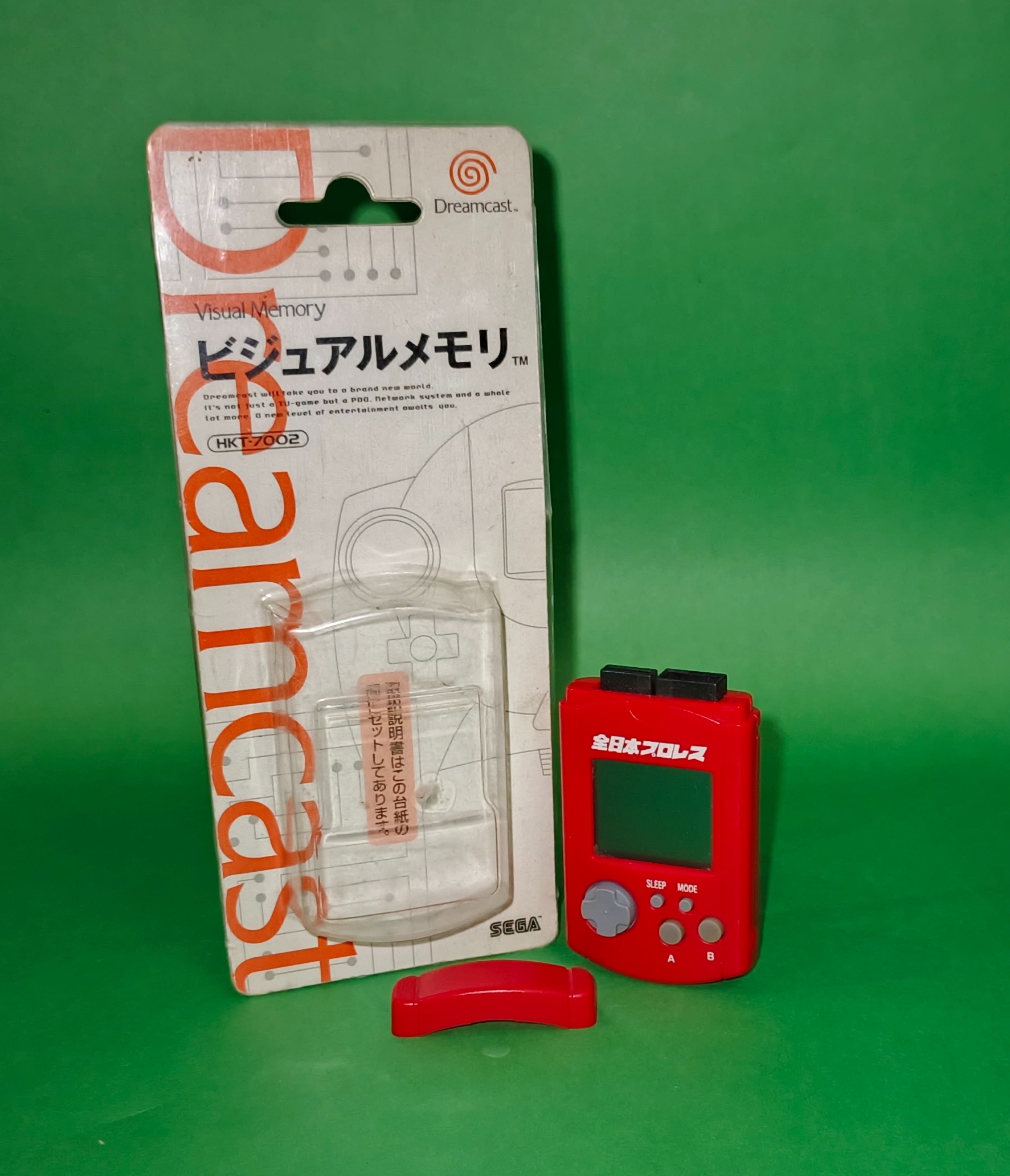 SEGA DREAMCAST RED VMU GIANT GRAM JAPON