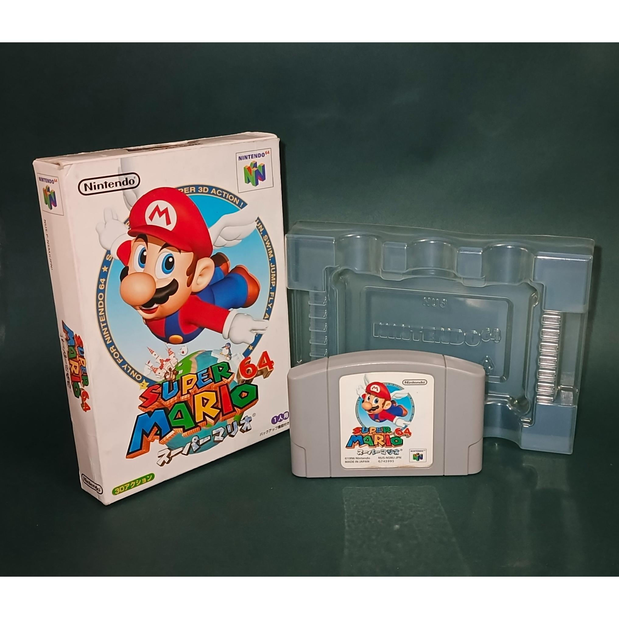 SUPER MARIO 64 NINTENDO 64 GAME JAPAN