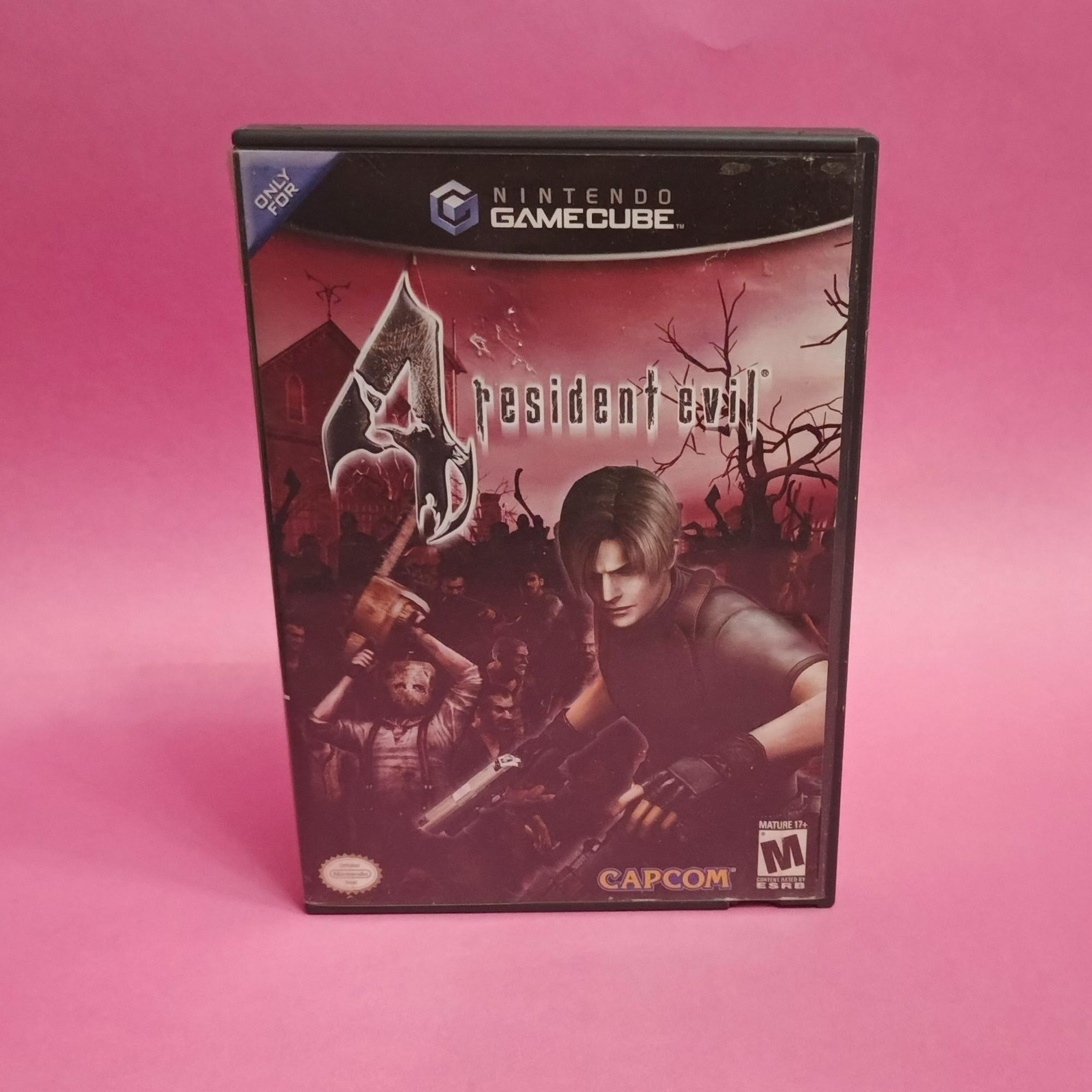 RESIDENT EVIL 4 GAME CUBE USA GAME