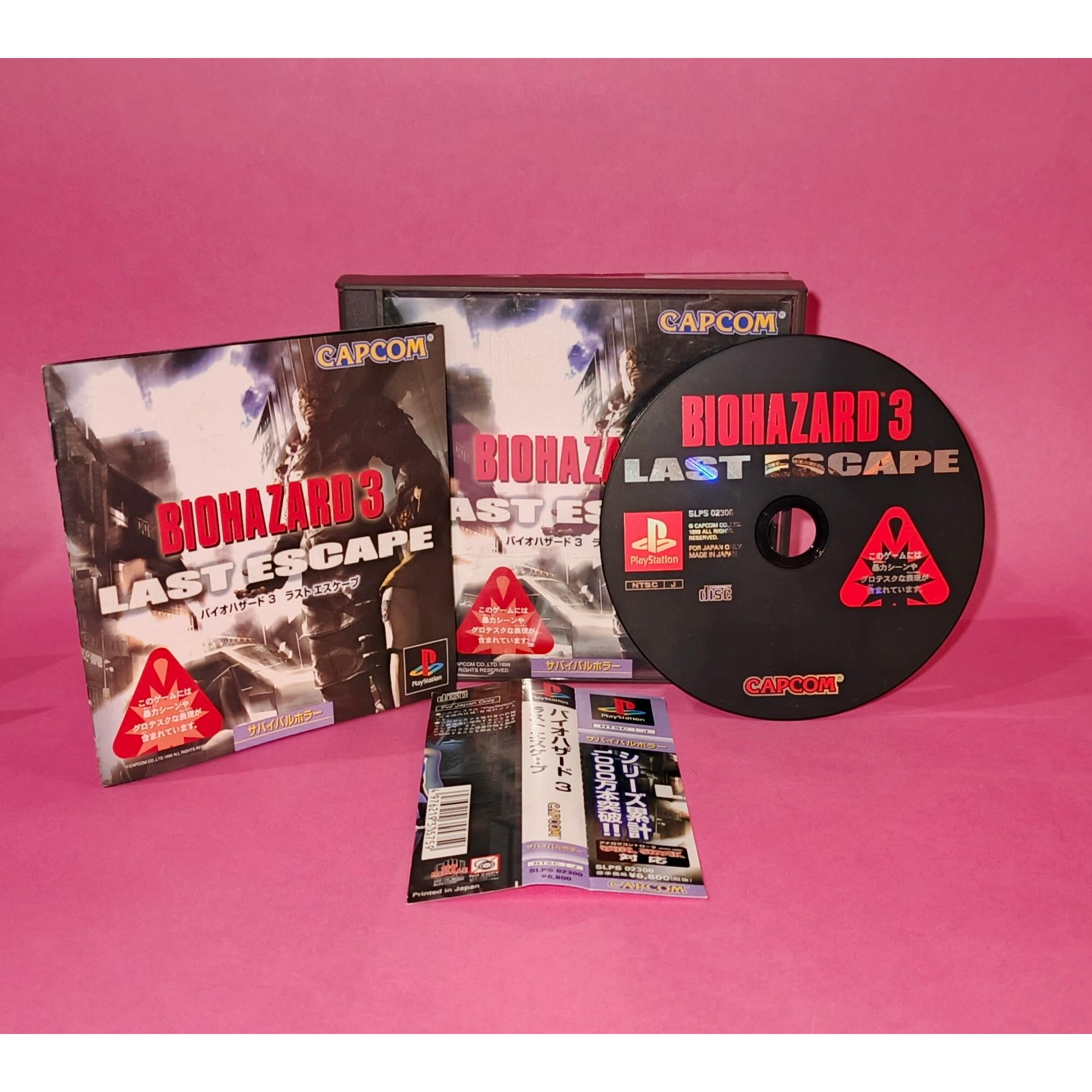 BIOHAZARD EVIL 3 PS1 ORIGINAL JAPON