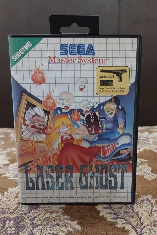 LASER GHOST SEGA MASTER SYSTEM GAME