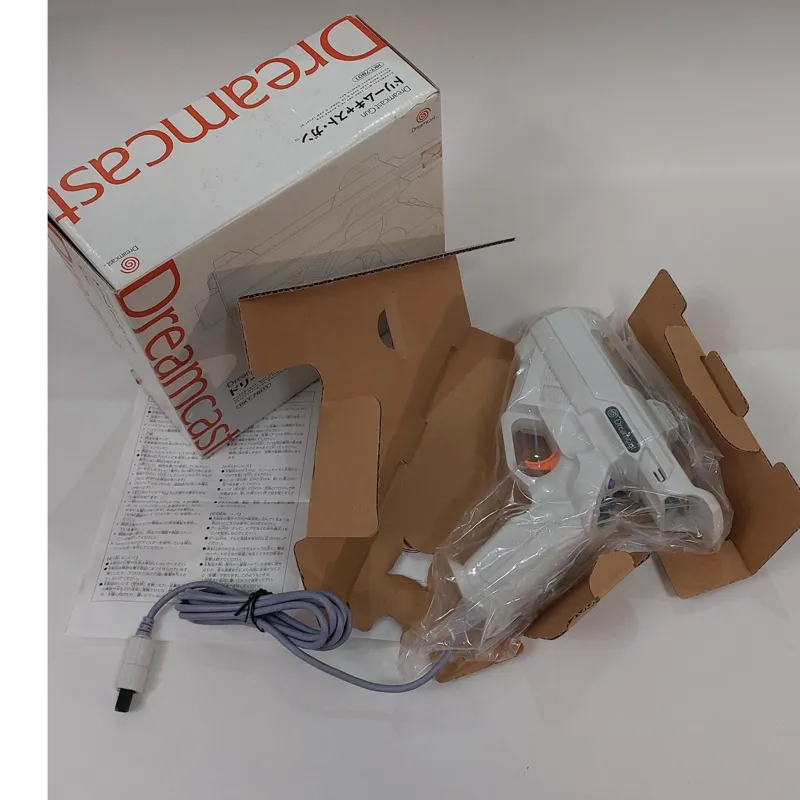 SEGA DREAMCAST GUN ORGINAL BOX JAPON