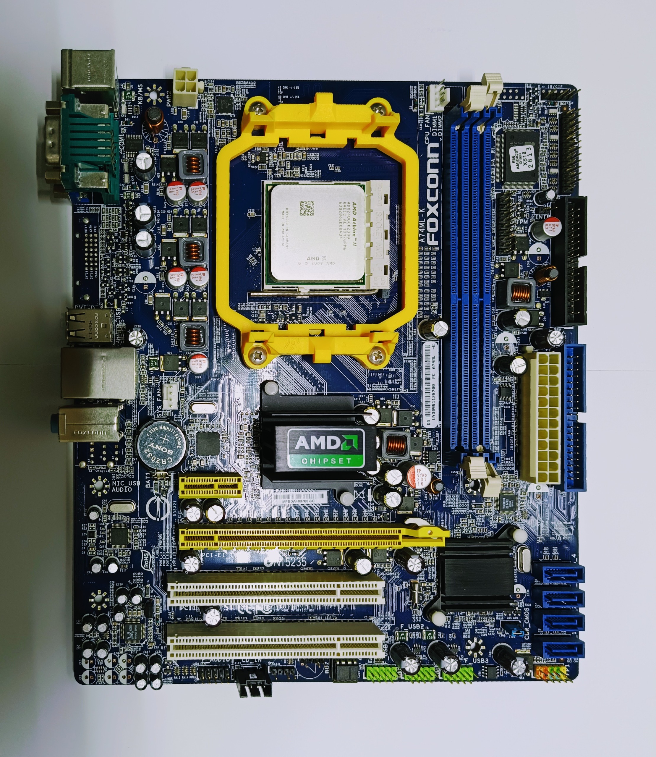 مادربرد فاکسکان A74ML-K همراه CPU