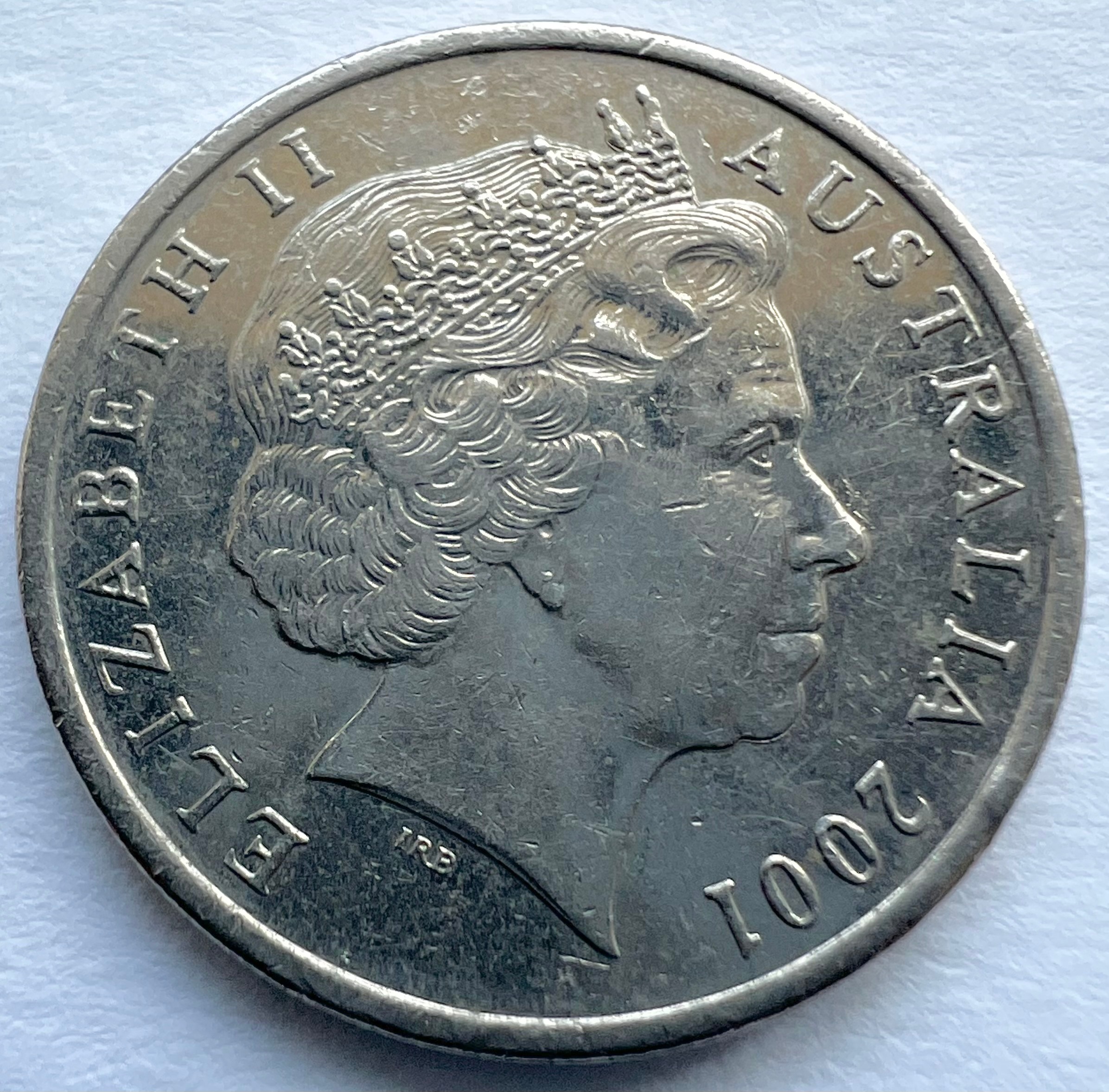 تک سکه زیبا و کمیاب خارجی 10 سنت استرالیا (2001)