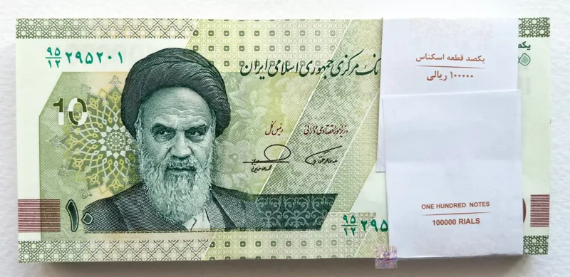 بسته اسکناس 100000 ریال همتی فرزین تکرار 295-295