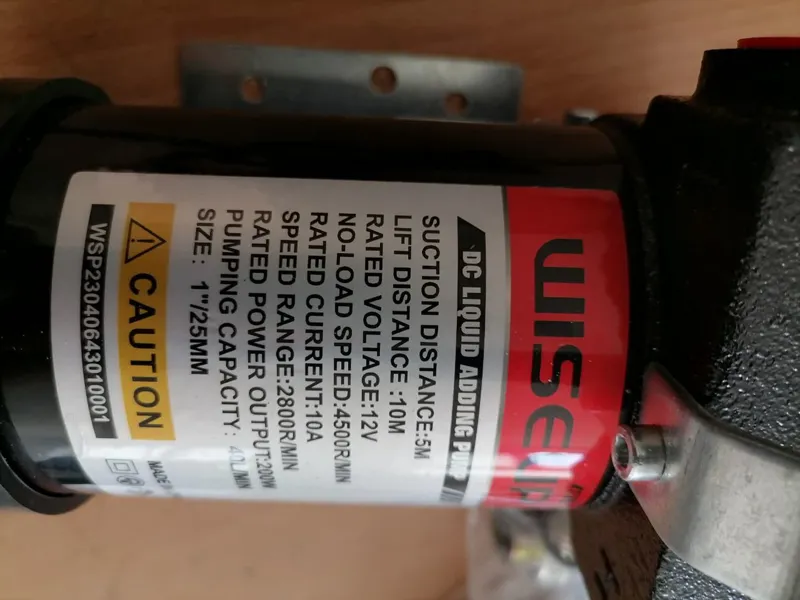 پمپ 12 ولت برند وایزاپ(پمپ گازوییل کشی)