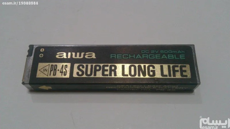  باتری آدامسی واکمن 600 میلی آمپر AIWA اصل ژاپن