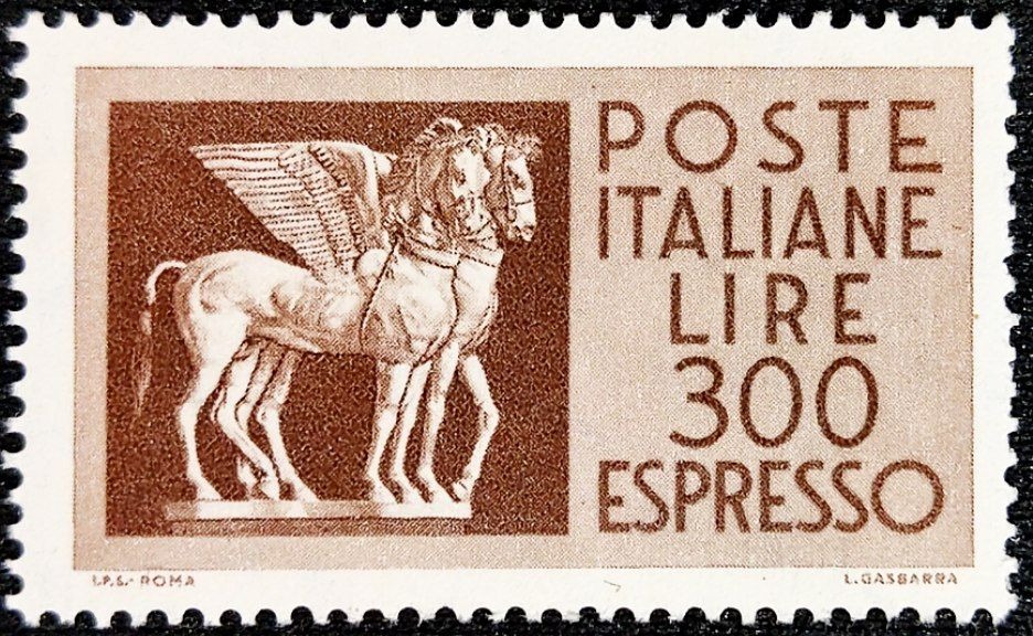 سری تکی پست اکسپرس ایتالیا 1976 میلادی!