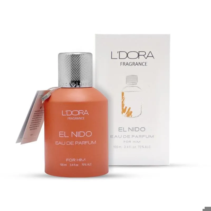 ادوپرفیوم مردانه مدل EL NIDO لدورا100 میلیلیتر