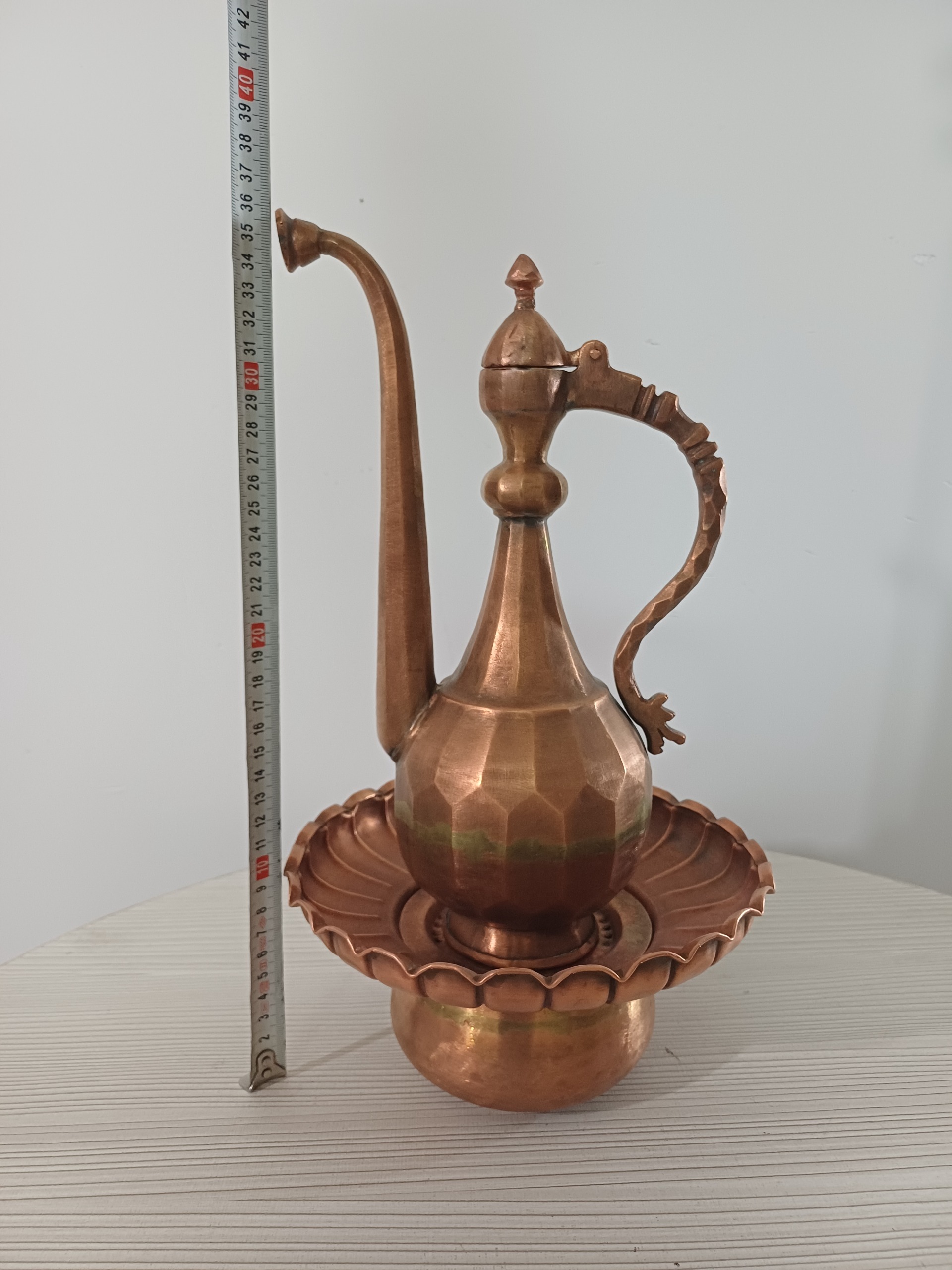 آفتابه اگن مسی چکشی