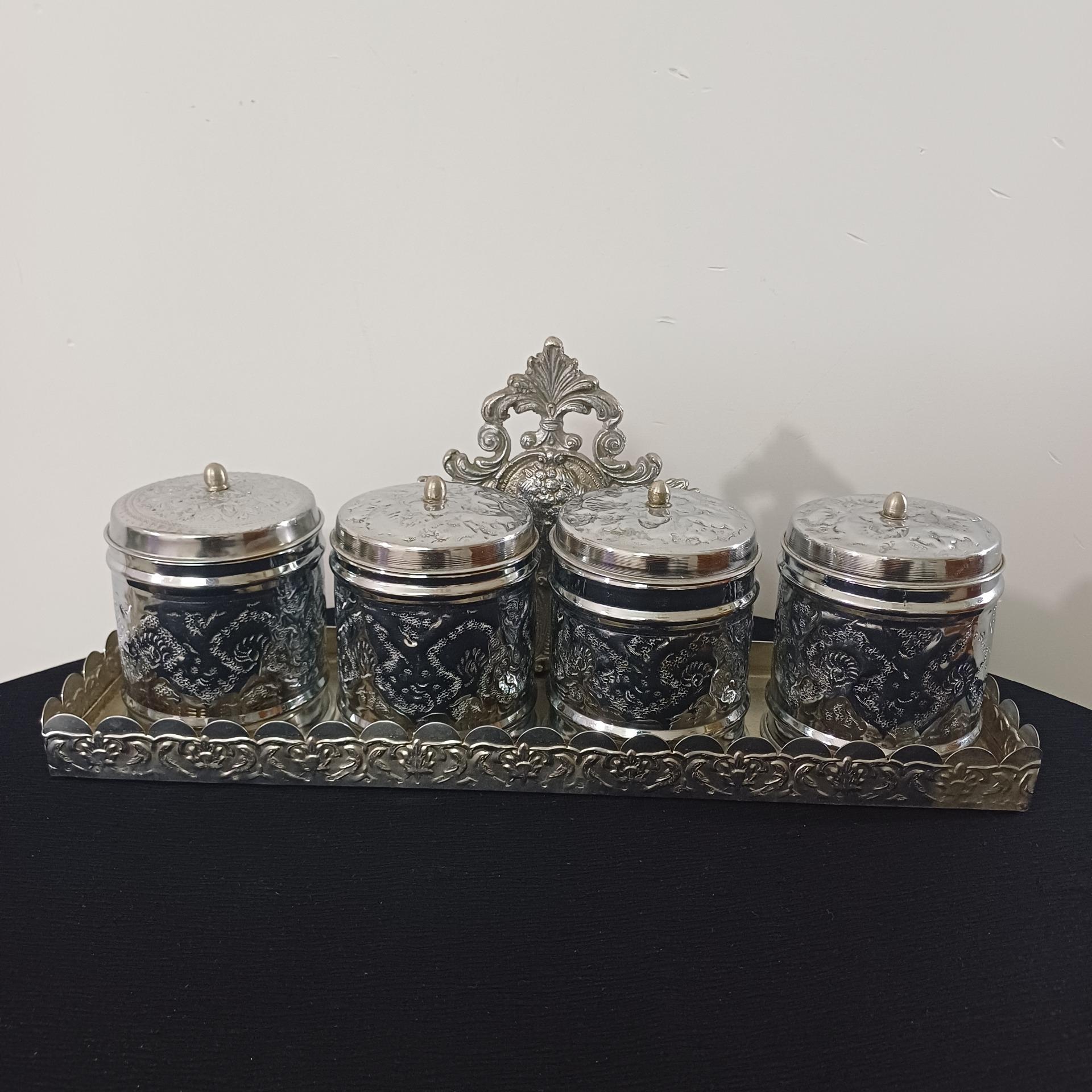 سرویس جاادویه برنجی قدیمی