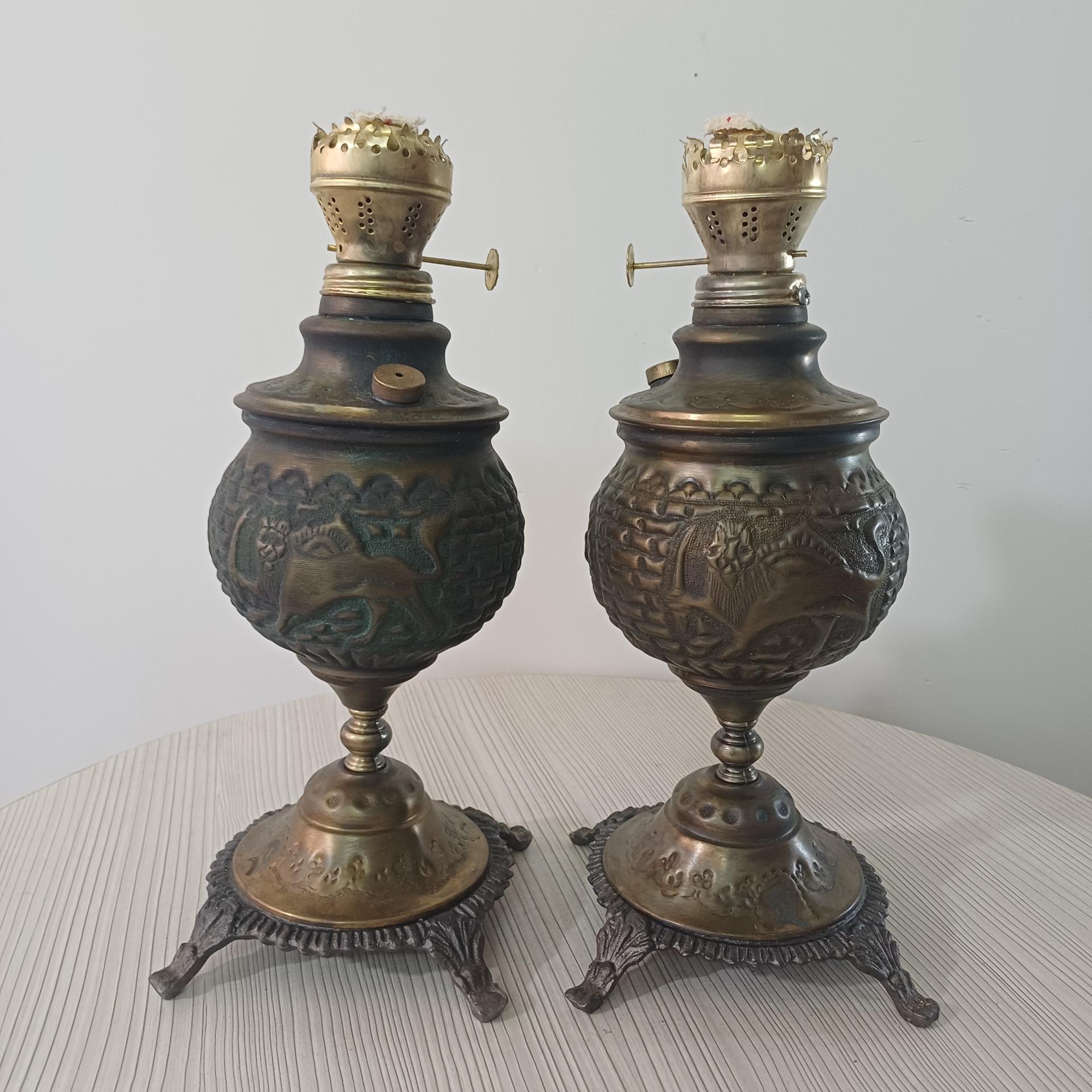 چراغ شیر خورشید برنجی،قیمت تکی