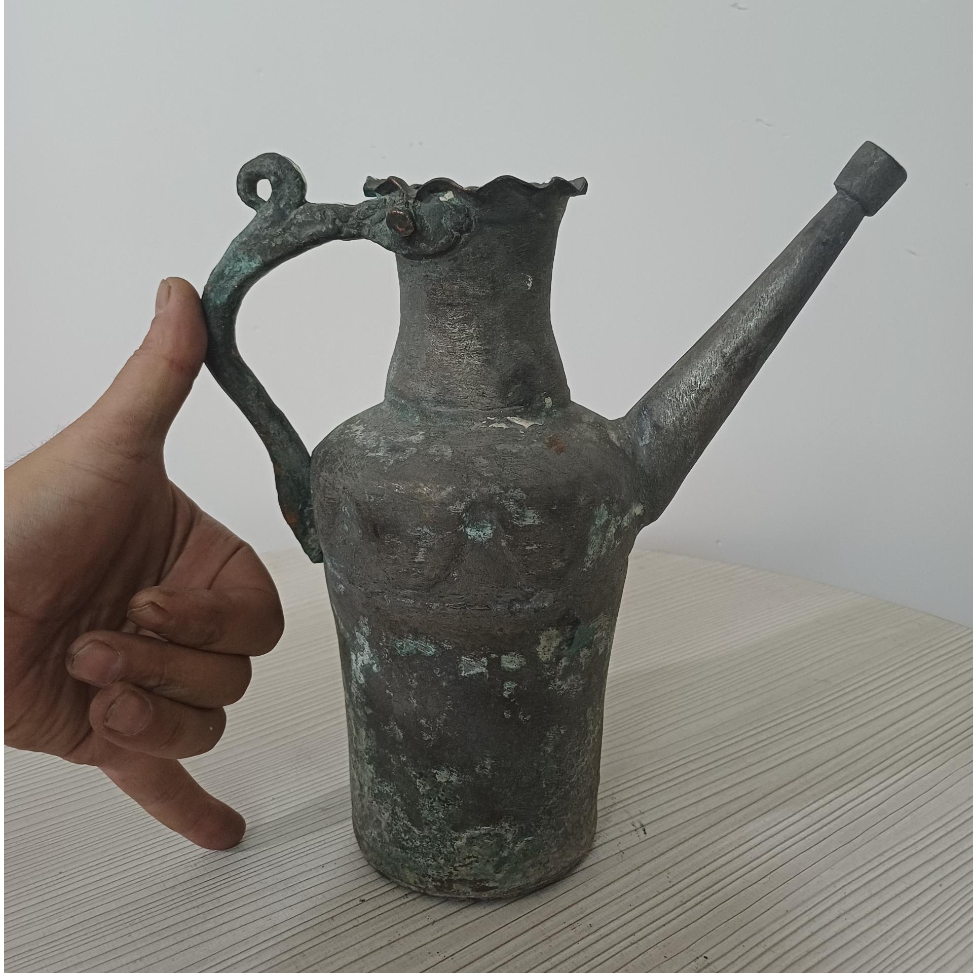 آفتابه وضو مسی قاجاری