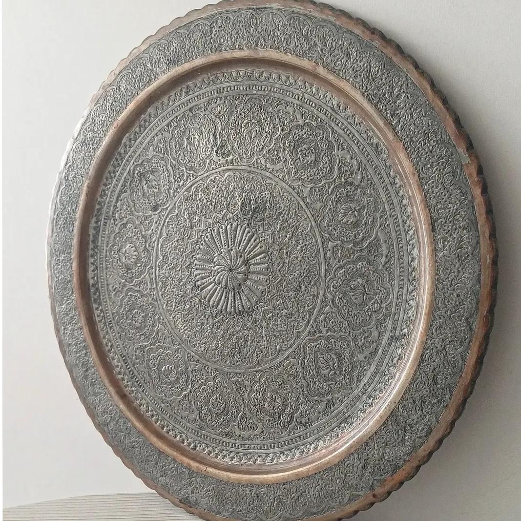 سینی دیوارکوب مسی قطر 50پهلوی