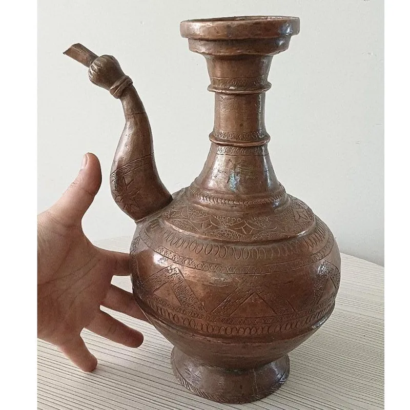 ابریق مسی قلم قاجاری