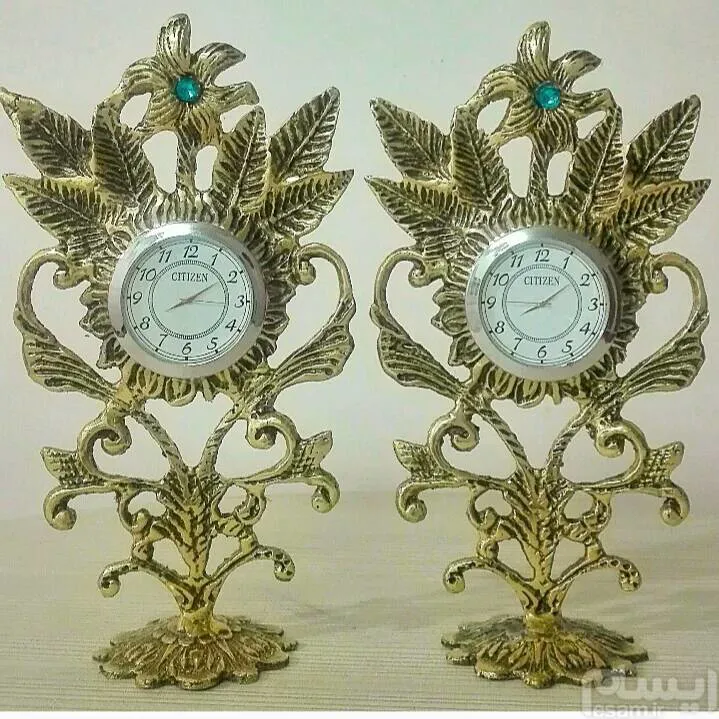 ساعت برنزی رومیزی