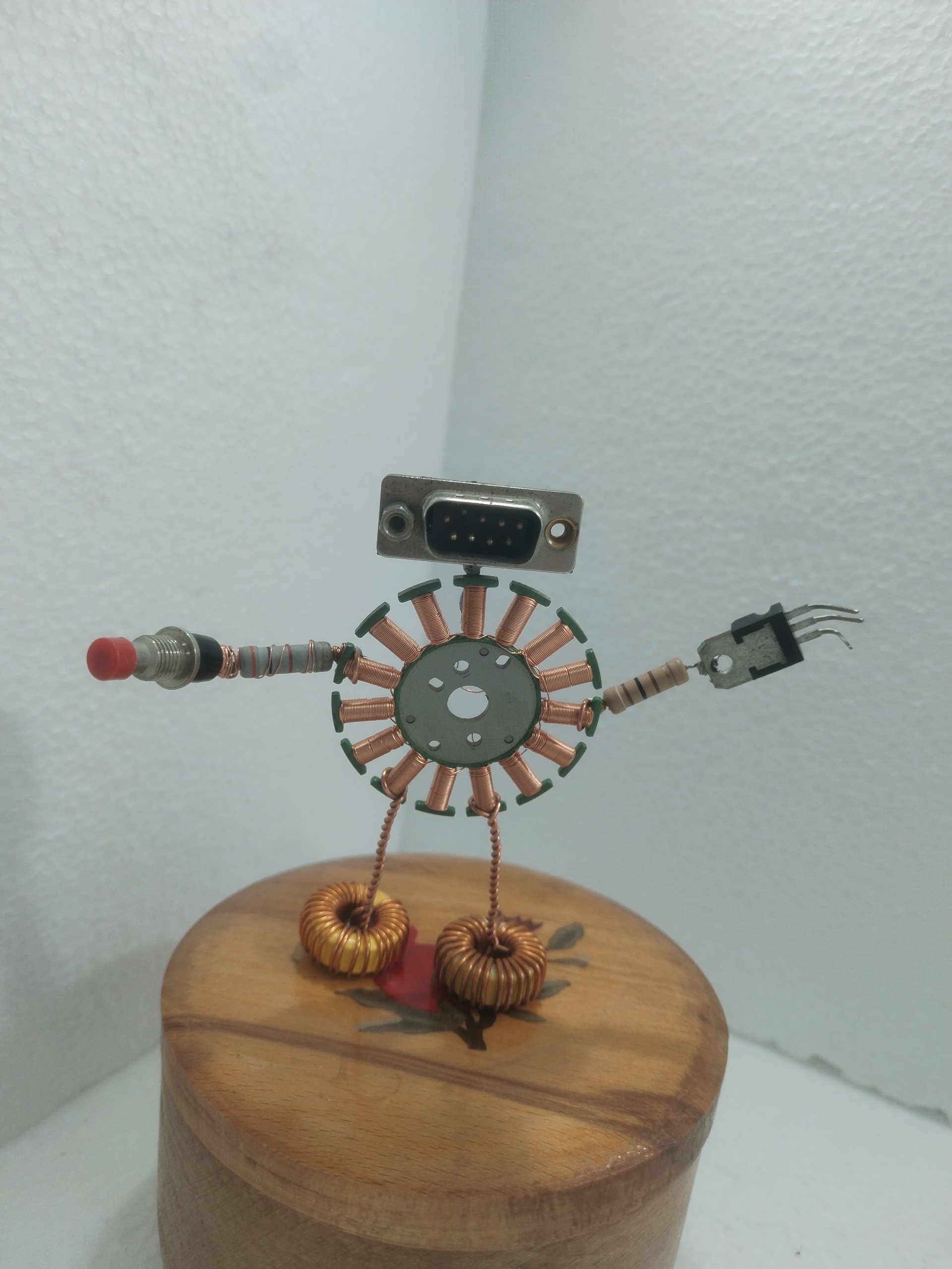 مجسمه ربات سلفی