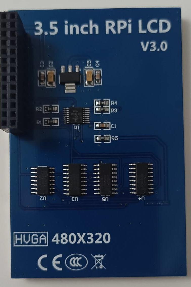 نمایشگر 3.5 اینچ Raspberry Pi GPIO