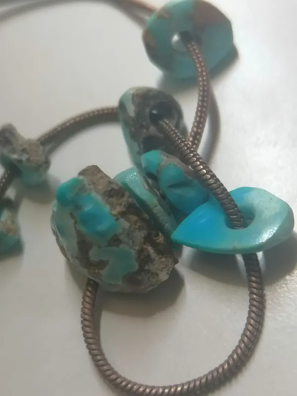 مهره سنگی فیروزه کوچک