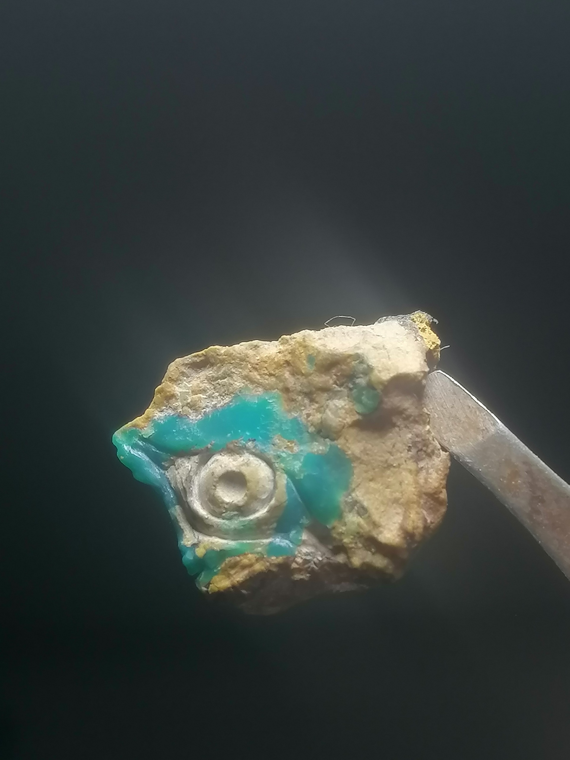 گردنبند آویز سنگ فیروزه