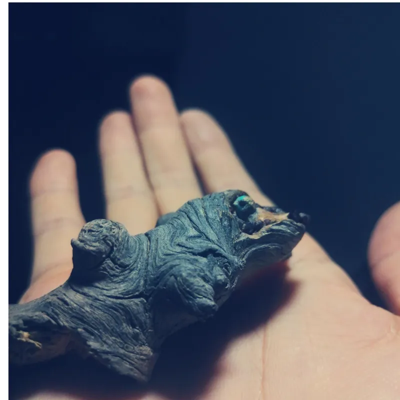 مجسمه چوبی مینیاتوری پرنده