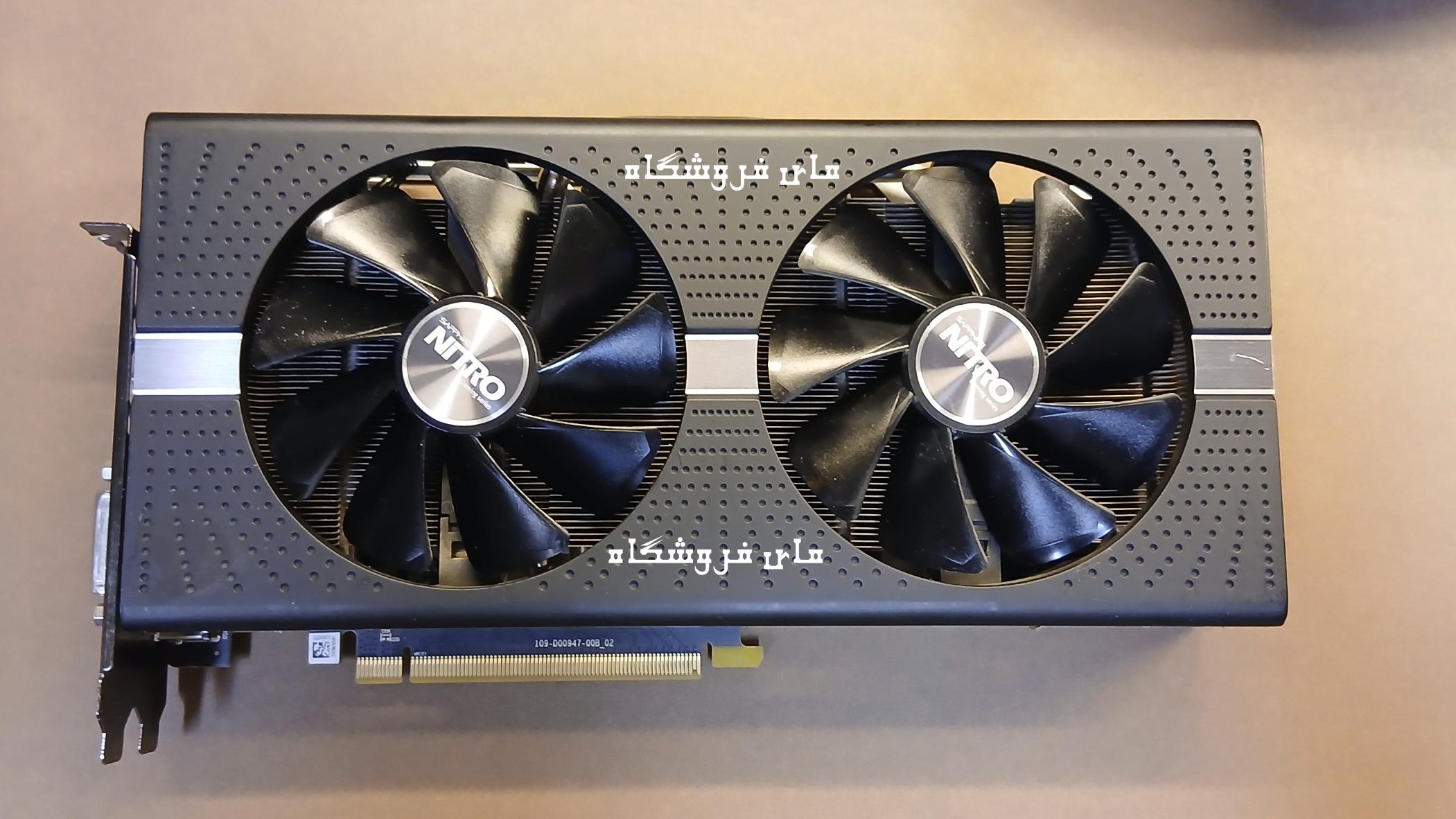 Sapphire Nitro RX580 Rx 580 بدون ماین! بسیار خنک !