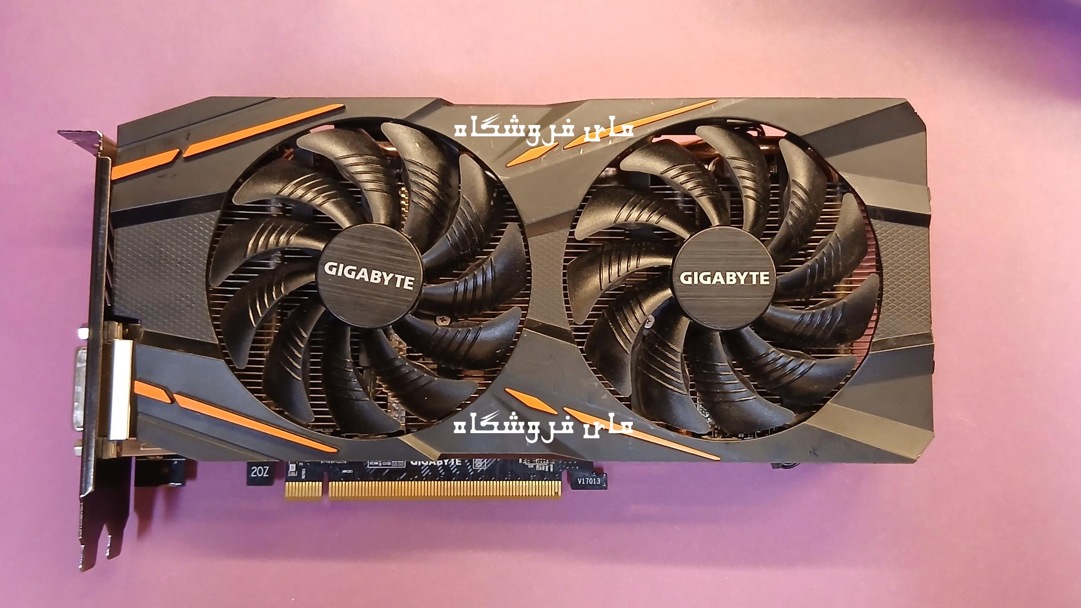 Gigabyte RX580 sp rx 580 sp 8gb گیگابایت دما عالی