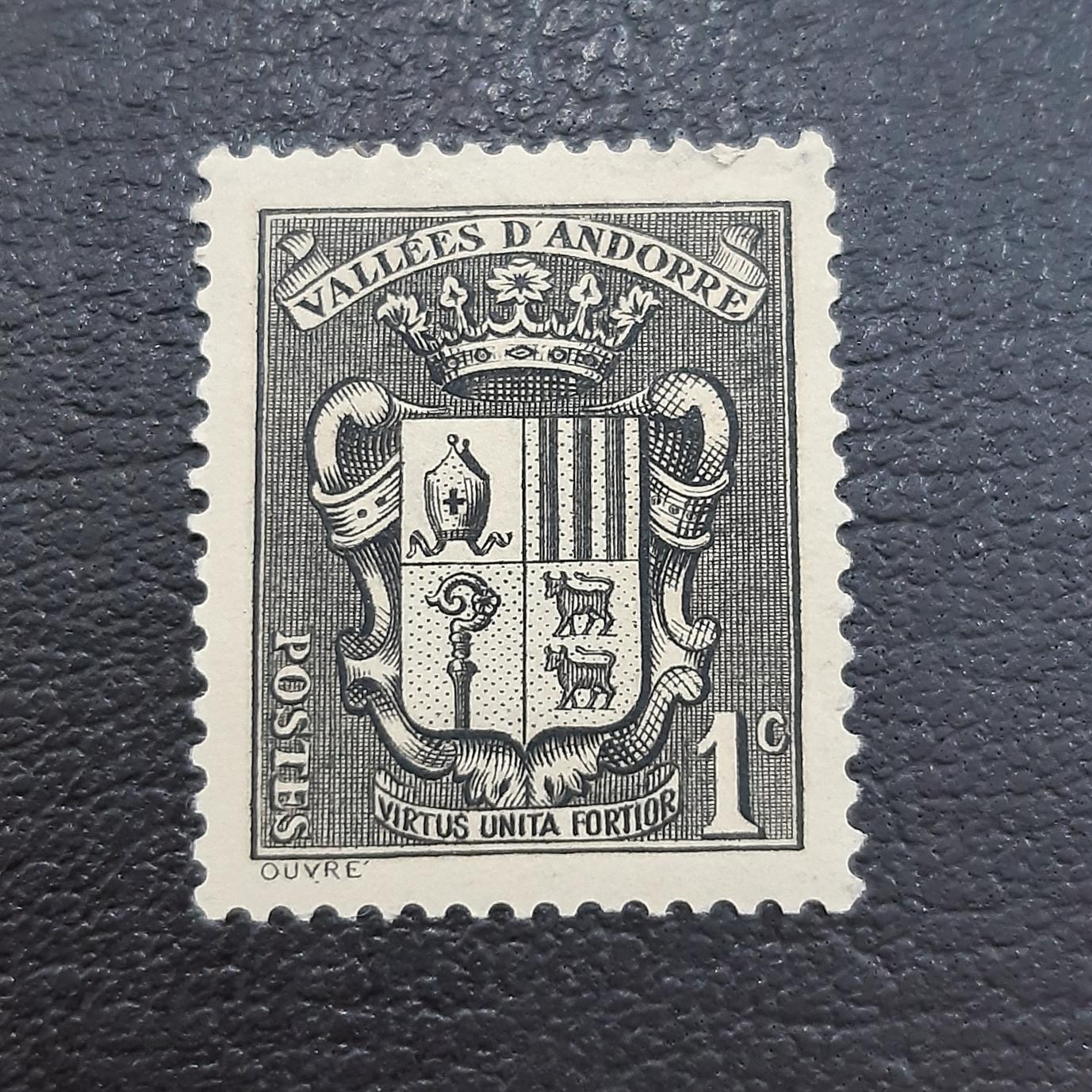 تمبر کلاسیک ارزشمند آندورا