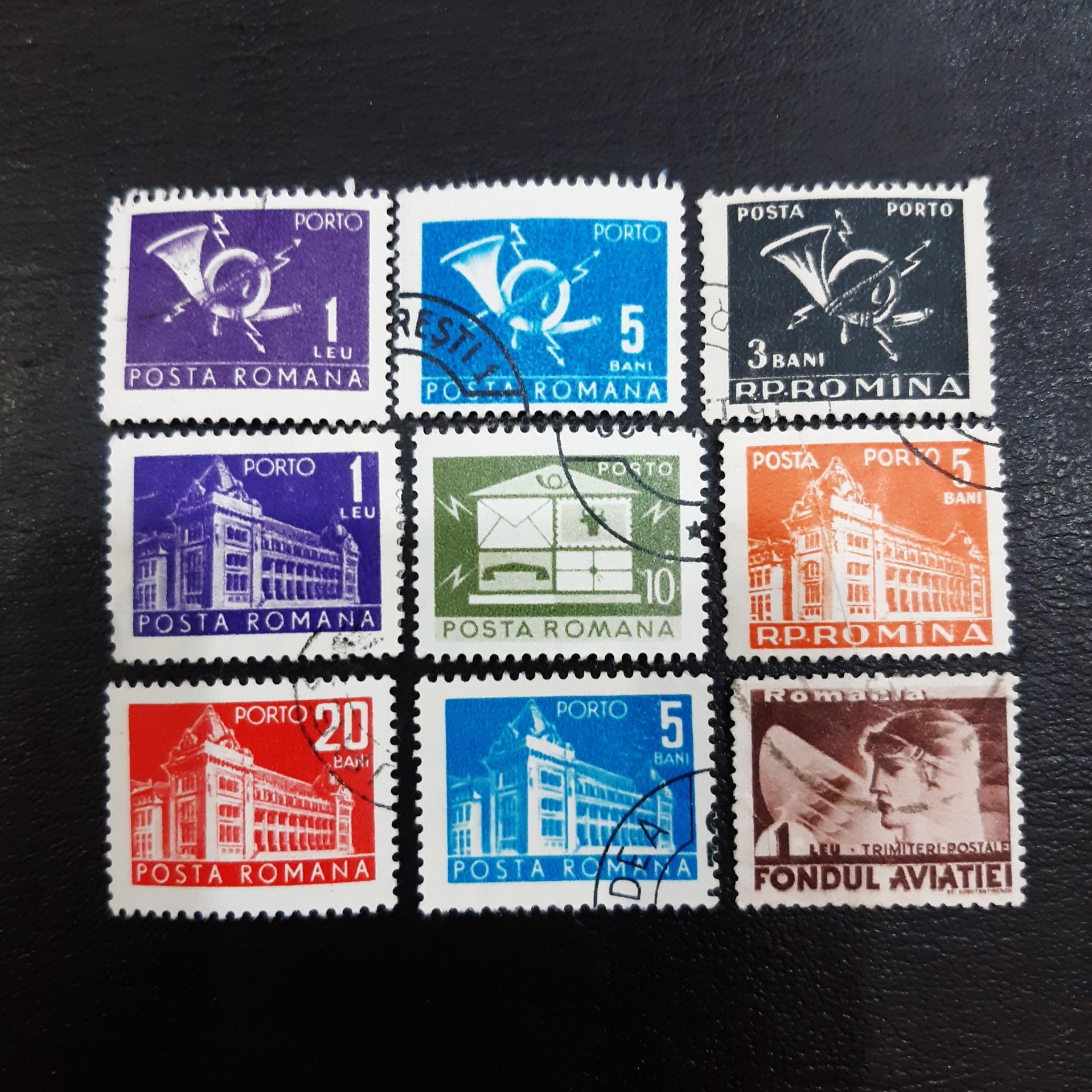 9 عدد تمبر کلاسیک ارزشمند رومانی