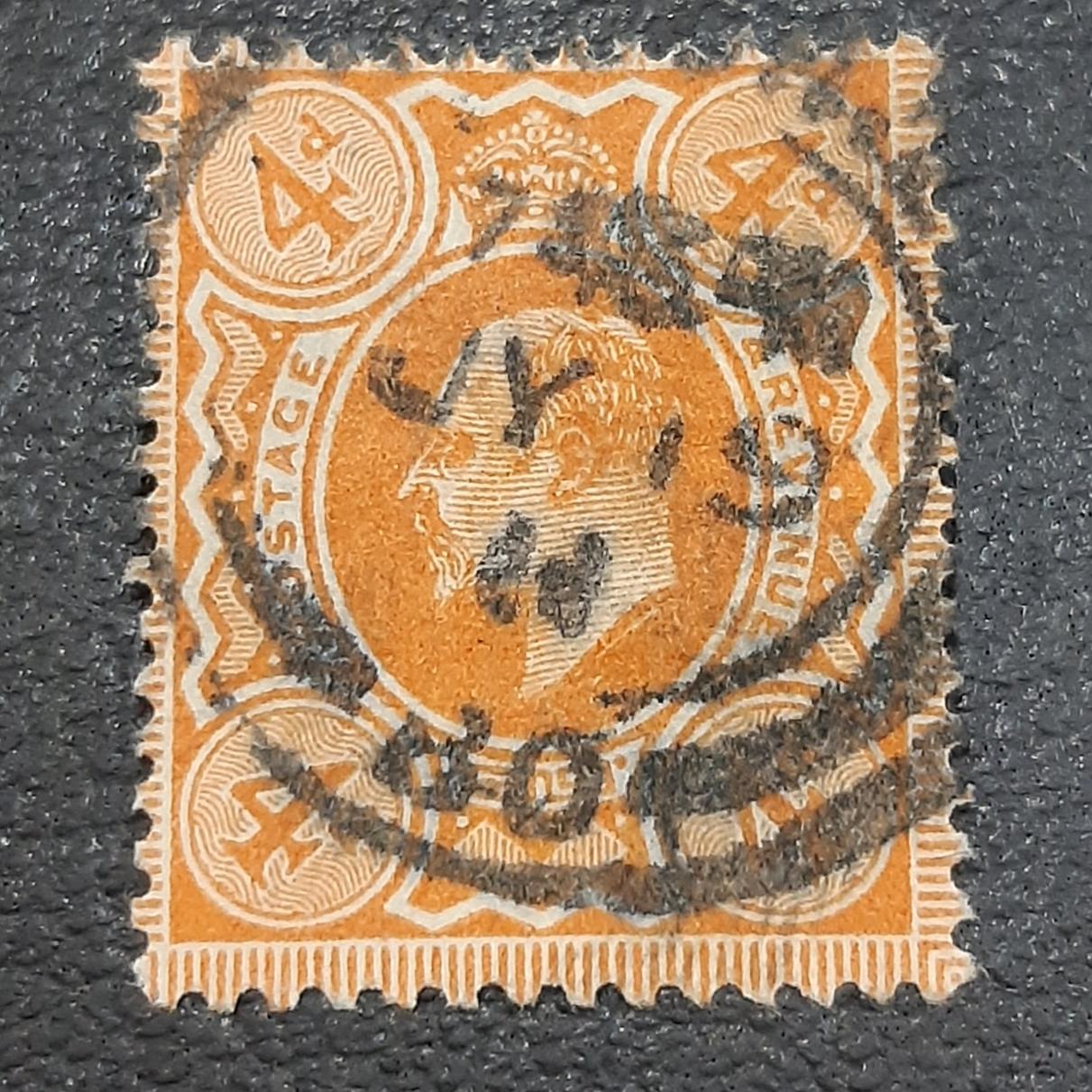 تمبر کلاسیک ارزشمند کمیاب بریتانیا پادشاه ادوارد