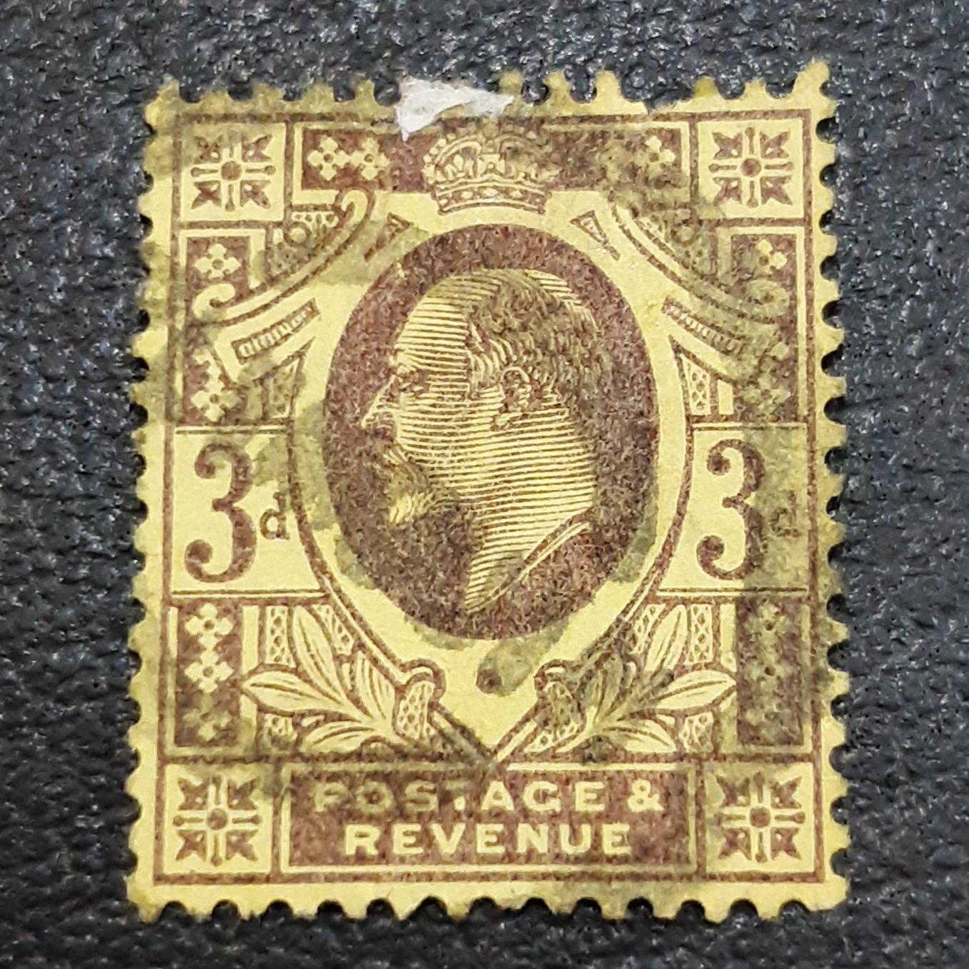 تمبر کلاسیک ارزشمند کمیاب بریتانیا پادشاه ادوارد