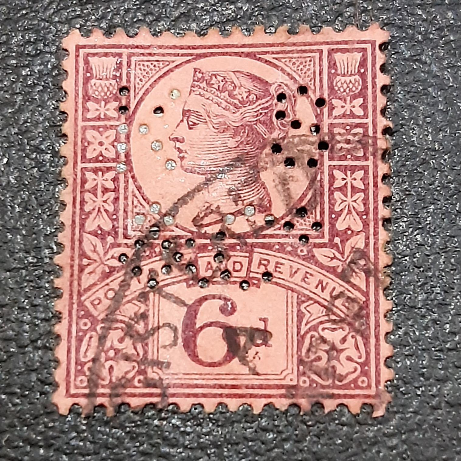 تمبر کلاسیک ارزشمند کمیاب بریتانیا ملکه ویکتوریا