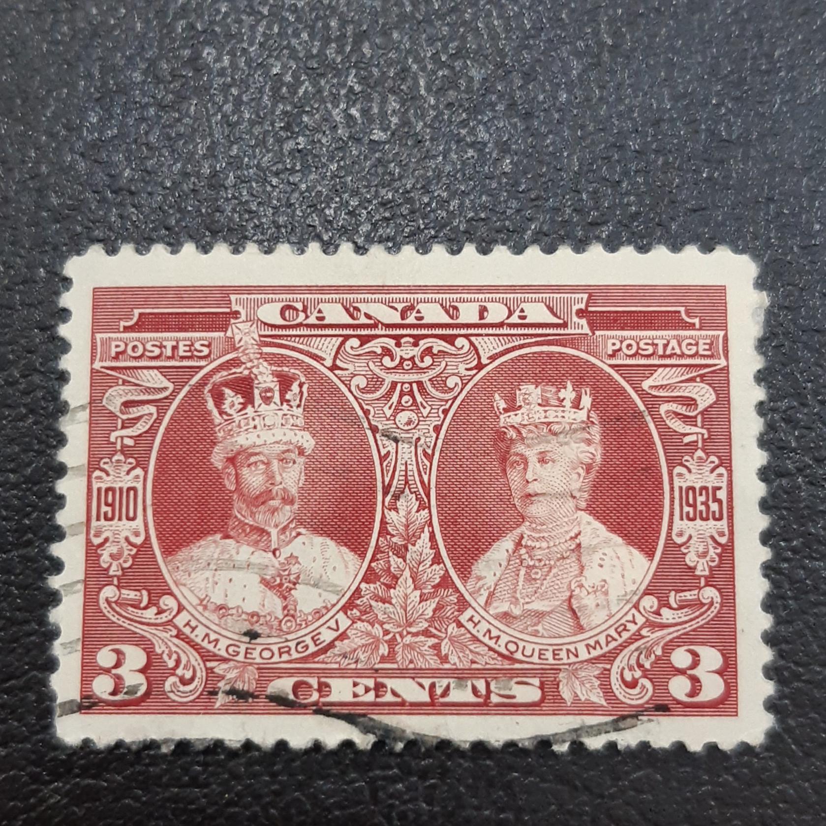 تمبر کلاسیک ارزشمند کانادا پادشاه جورج پنجم