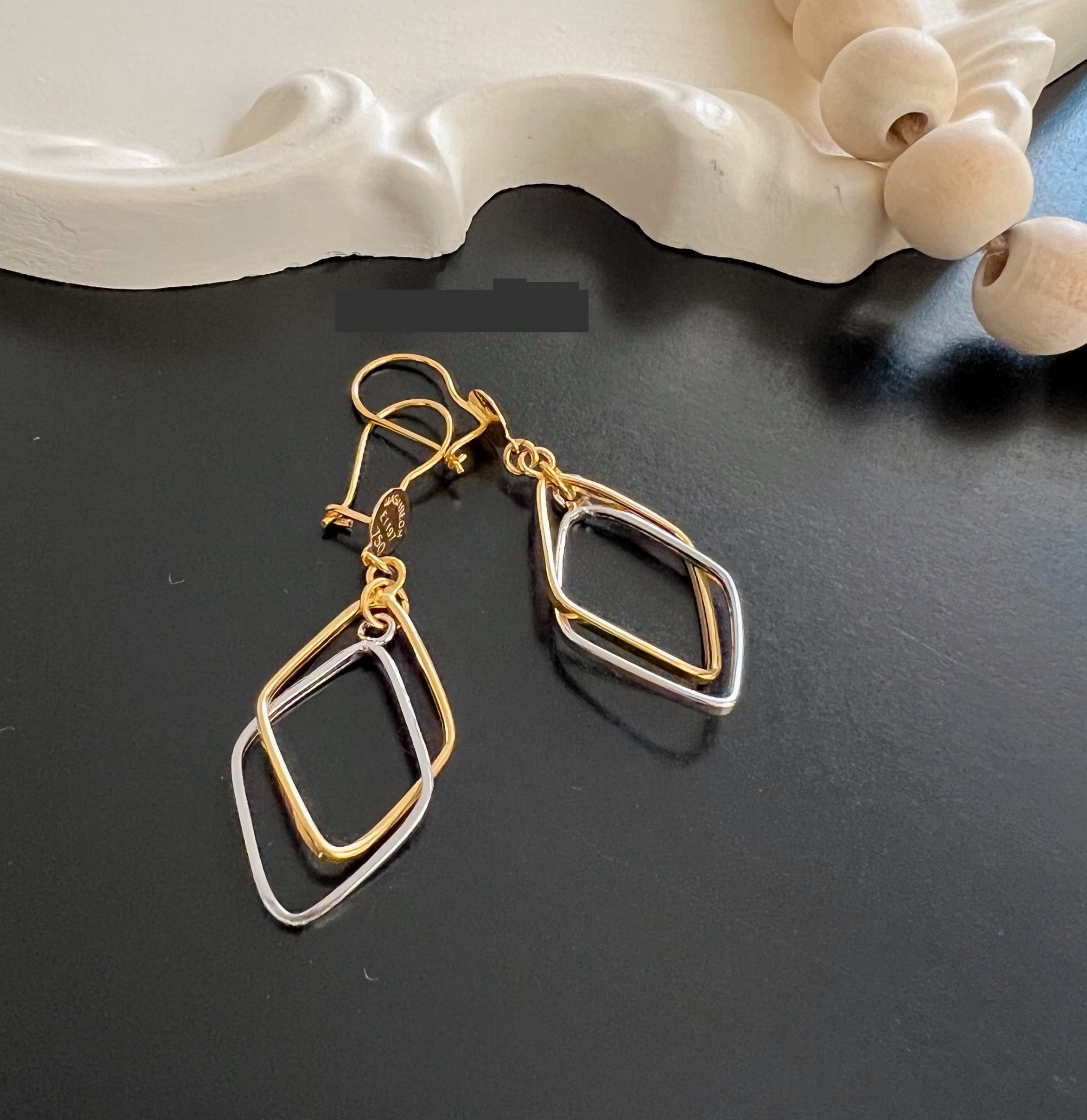 گوشواره طلای زنانه طرح لوز
