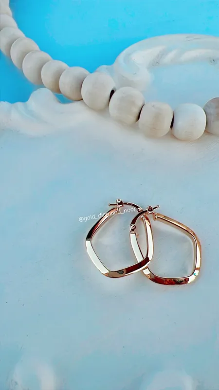 گوشواره طلای زرد زنانه
