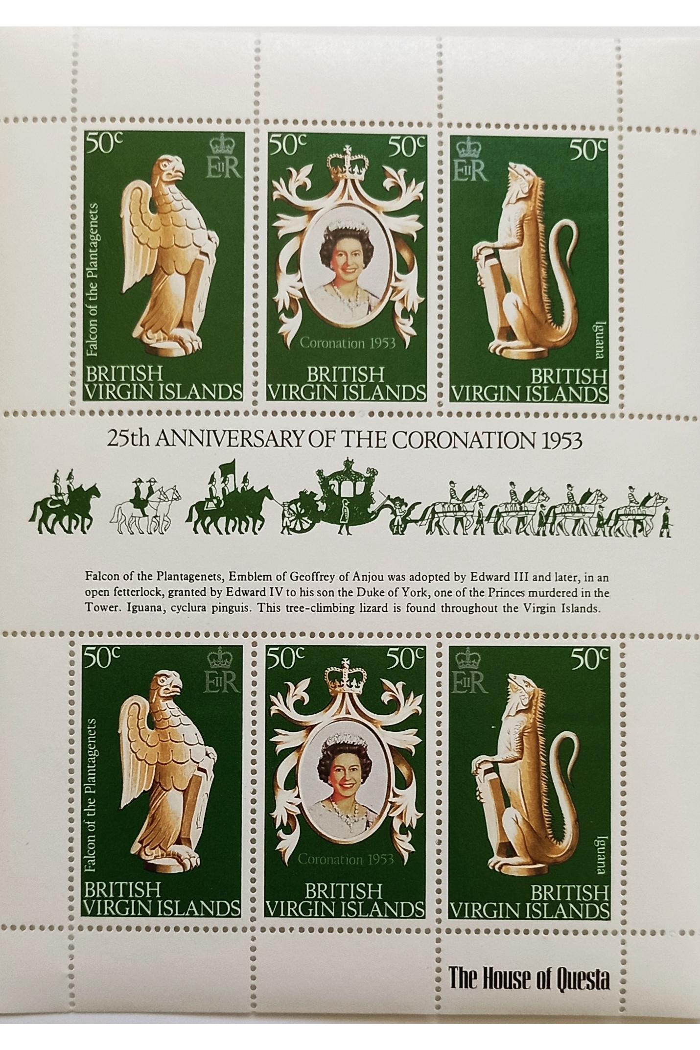 مینی شیت 25 مین سالگرد تاجگذاری ملکه الیزابت