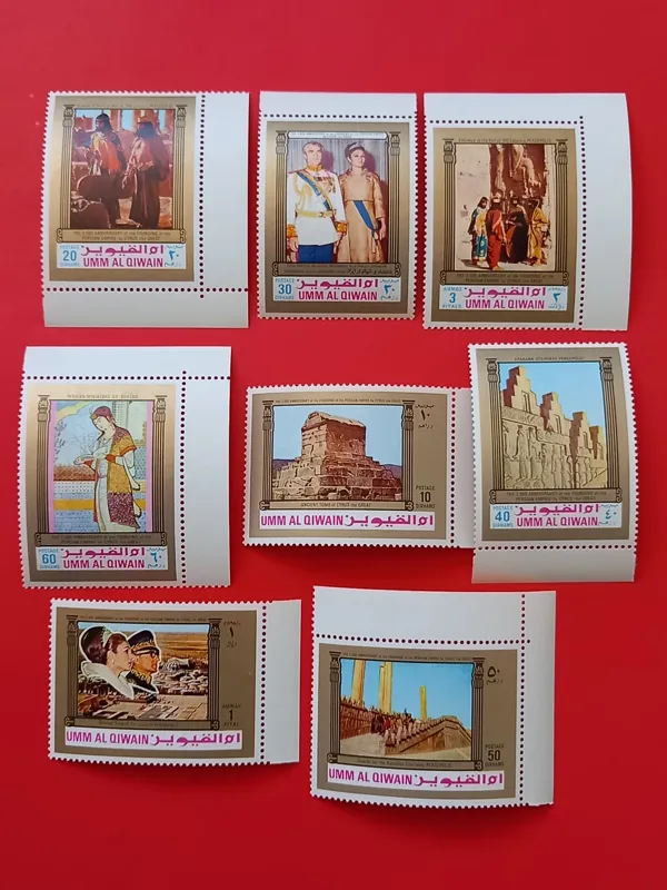 8 عدد تمبر جشنهای 2500 ساله