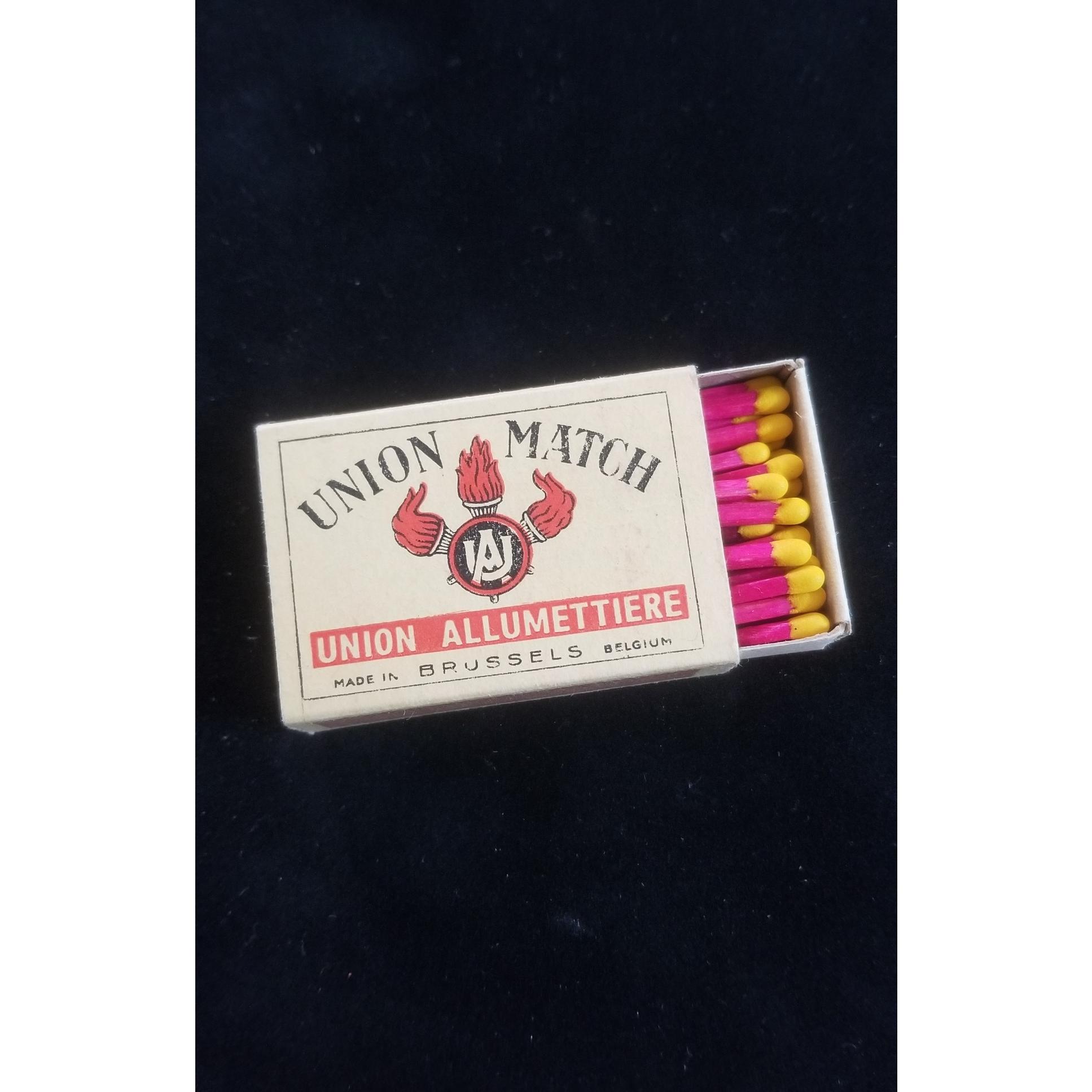 کبریت زیبای بلژیکی قدیمی