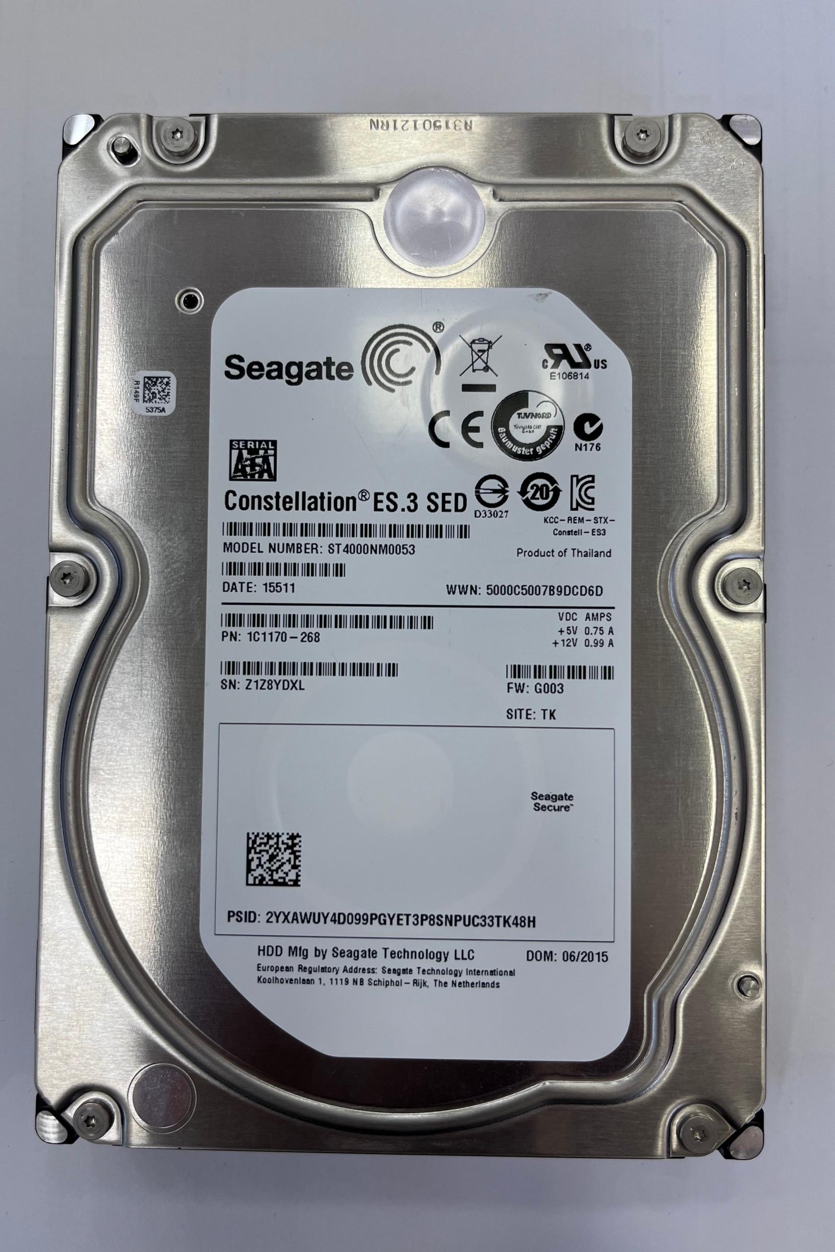 هارد 3 ترابایت سیگیت پارت نامبر ST4000NM0053